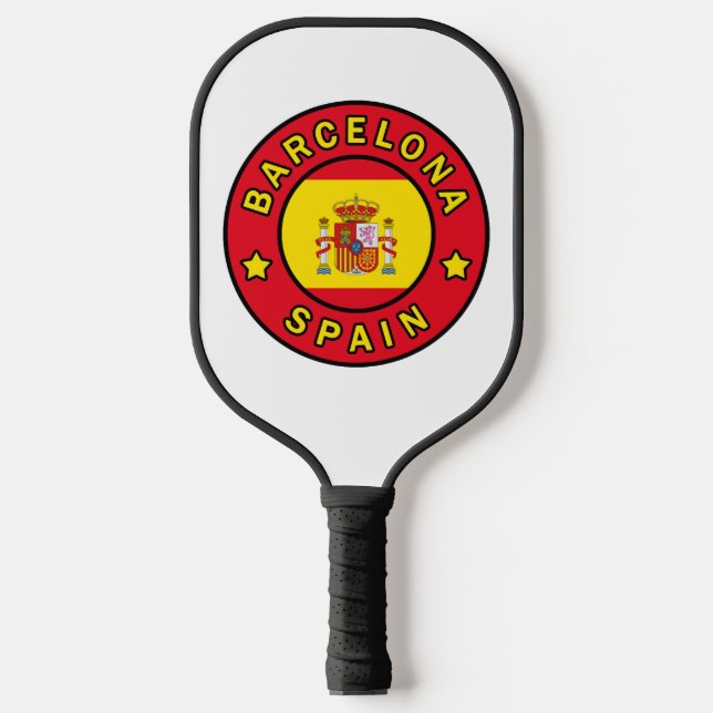Barcelona Spanien Pickleball Schläger (Vorderseite)