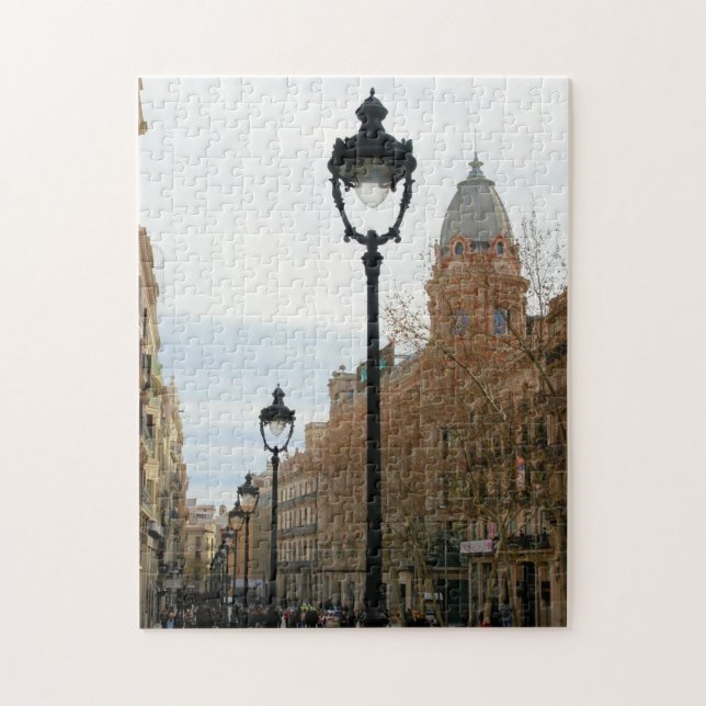 Barcelona, Spanien - Portal del Angel Puzzle (Vertikal)