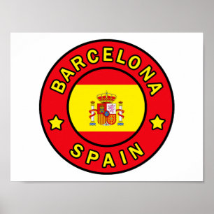 Barcelona Spanien Poster