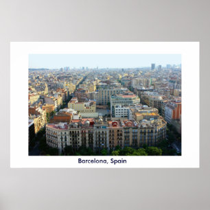 Barcelona, Spanien - Poster-Druck Poster