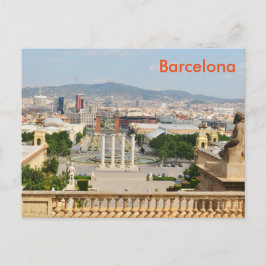 Barcelona, Spanien Postkarte