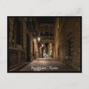 Barcelona, Spanien Postkarte
