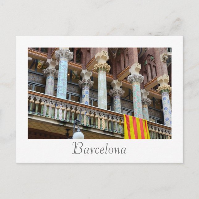 Barcelona, Spanien Postkarte (Vorderseite)
