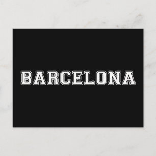 Barcelona Spanien Postkarte