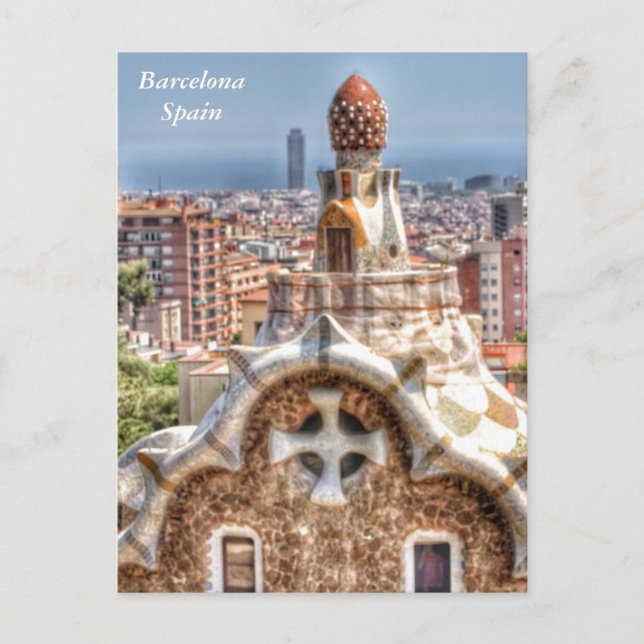Barcelona Spanien Postkarte (Vorderseite)