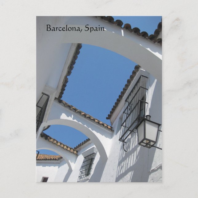 Barcelona Spanien Postkarte (Vorderseite)