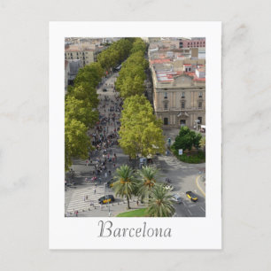 Barcelona Spanien Postkarte
