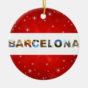 Barcelona Spanien Reisen Fotos Weihnachten Keramik Ornament
