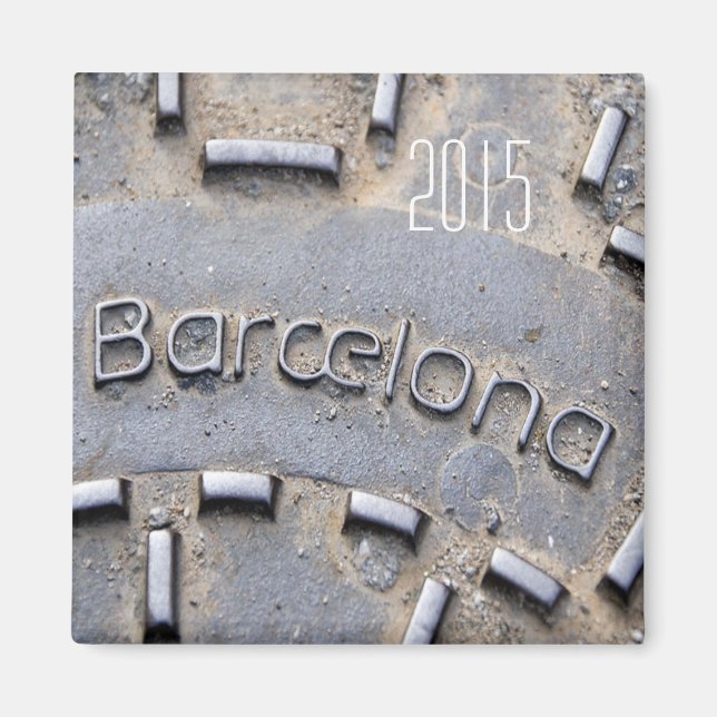 Barcelona Spanien Reisen Kühlschrankmagnet Jahr ve Magnet (Vorne)