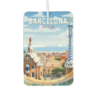 Barcelona Spanien Reisen Kunst Vintag