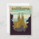 Barcelona, Spanien - Sagrada Familia Postkarte (Vorne/Hinten)