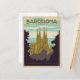 Barcelona, Spanien - Sagrada Familia Postkarte (Vorderseite/Rückseite Beispiel)