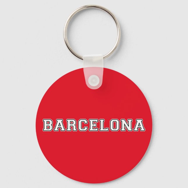 Barcelona Spanien Schlüsselanhänger (Vorderseite)