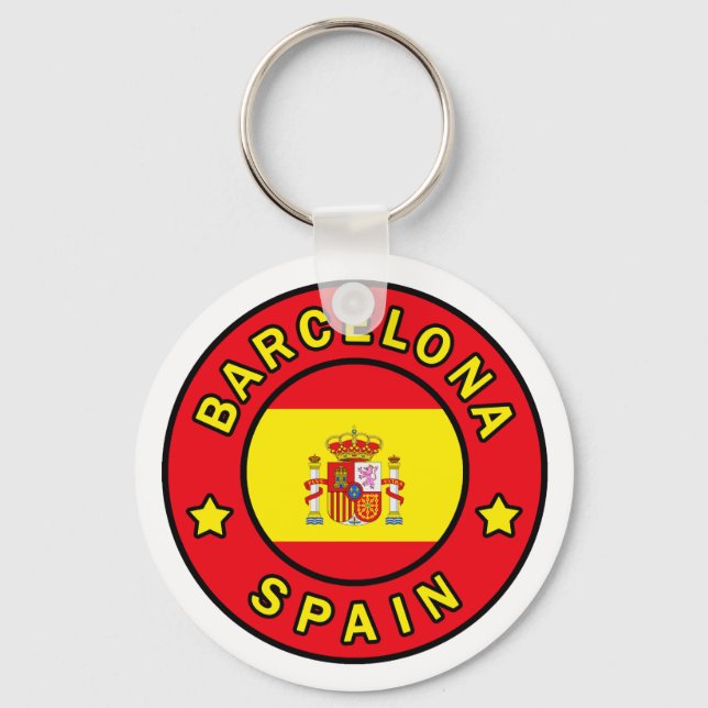 Barcelona Spanien Schlüsselanhänger (Vorderseite)