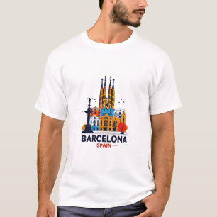 Barcelona Spanien Shirt, I Liebe Barcelona T-Shirt