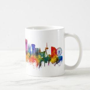 Barcelona Spanien Skyline Kaffeetasse