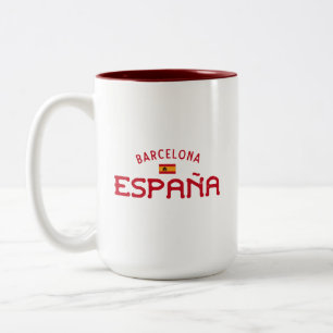 Barcelona Spanien (Spanien) Zweifarbige Tasse