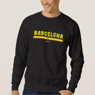 Barcelona Spanien Spanische Flagge Espana Tourist Sweatshirt