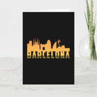 Barcelona Spanien Stadt Skyline Stadtscape Funny G