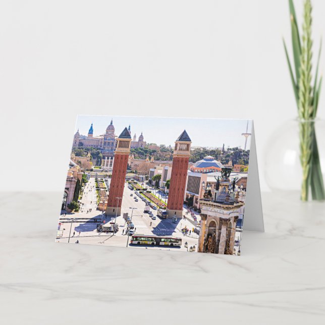 Barcelona, Spanien Stadtbild Karte (Vorderseite)