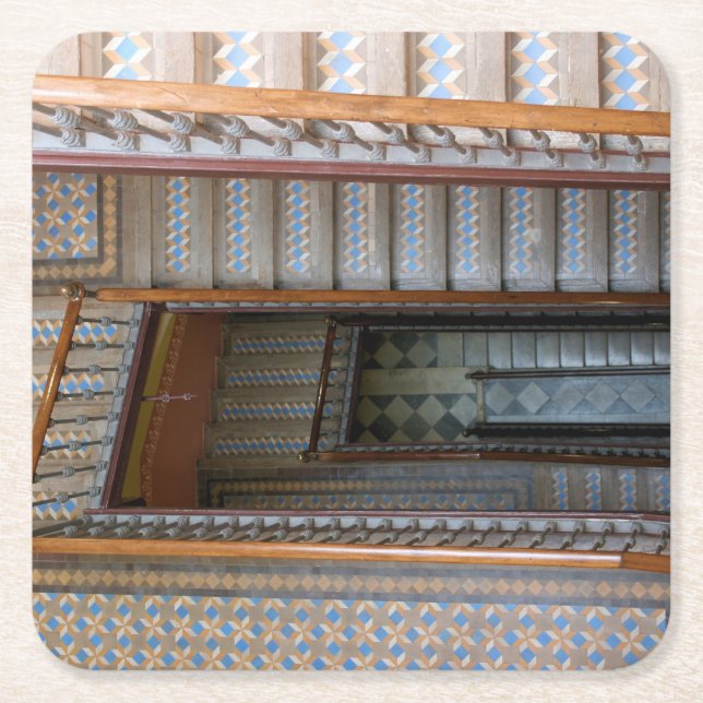 Barcelona, Spanien Untersetzer der farbenfrohen Tr (Vorderseite)