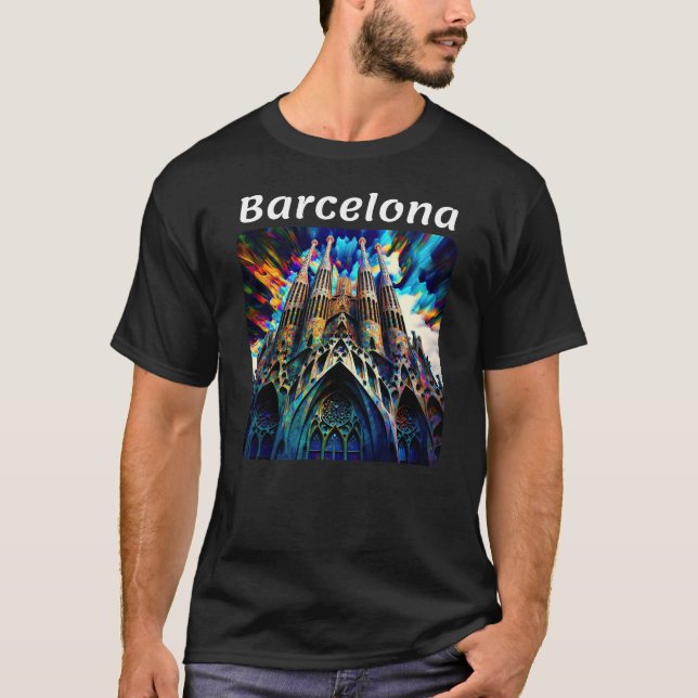 Barcelona, Spanien v1 T-Shirt (Vorderseite)
