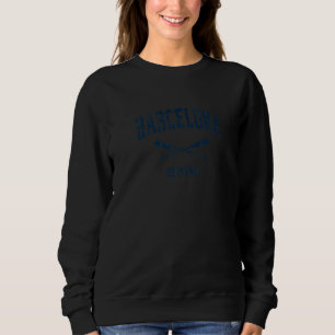 Barcelona Spanien Vintage Nautical Paddel Sports O Sweatshirt