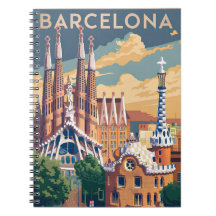 Barcelona Spanien vintage