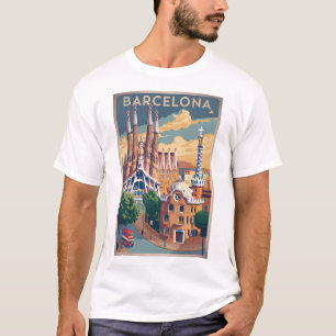 Barcelona Spanien vintage T-Shirt