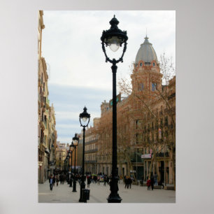Barcelona Spaziergang - Portal del Angel Poster