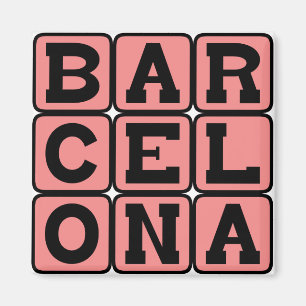 Barcelona, Stadt in Spanien Magnet