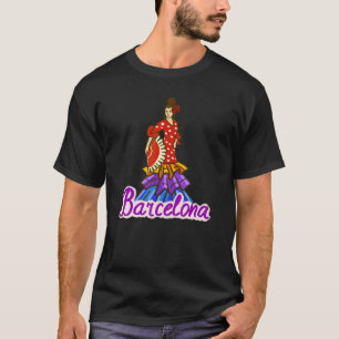 Barcelona Stadt Spanien Andenken für Männer Frauen T-Shirt