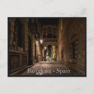 Barcelona Stadt Spanien Postcard Postkarte