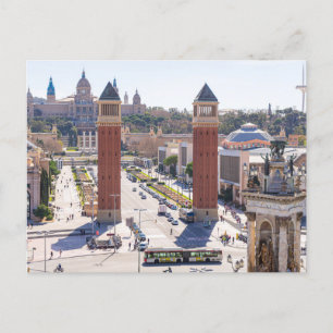 Barcelona Stadt Spanien Postkarte
