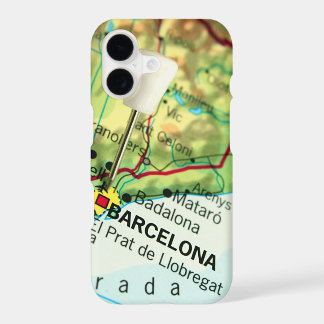 Barcelona Stadt Stecknadelkarte