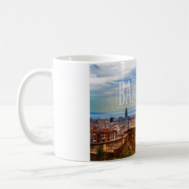 Barcelona-Stadt Tasse (Links)