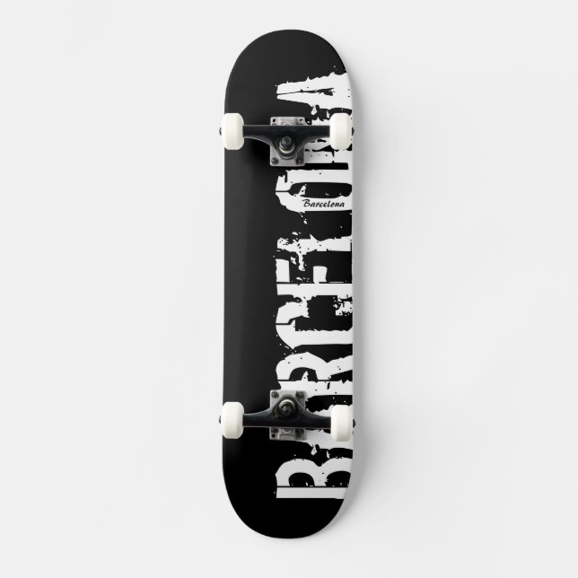 Barcelona - Städtischer Stil - Skateboard (Vorderseite)