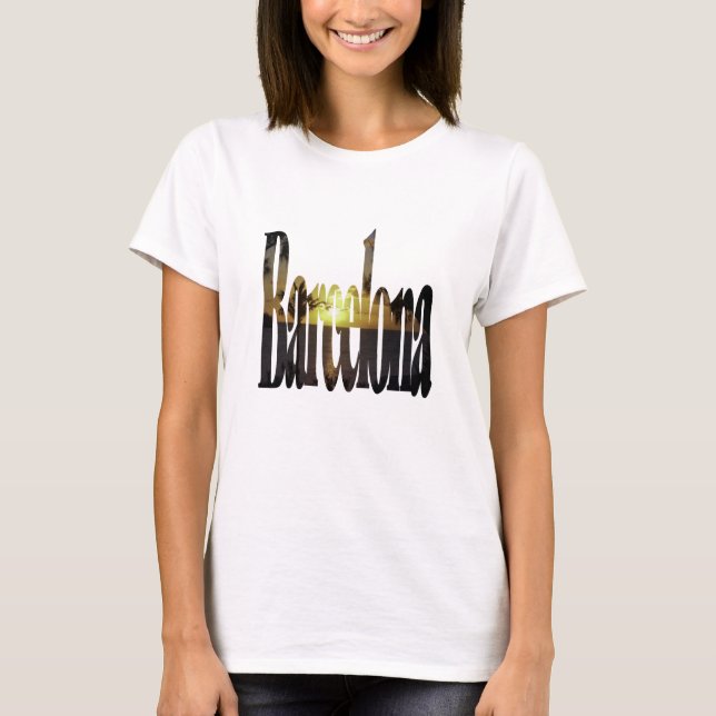 Barcelona Strände T-Shirt (Vorderseite)