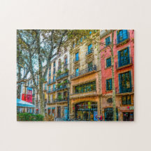 Barcelona Street Scene.