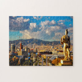 Barcelona Street Scene. Puzzle