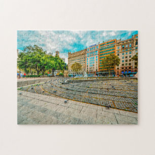 Barcelona Street Scene. Puzzle