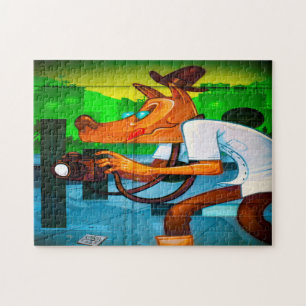 Barcelona Street Scene. Puzzle