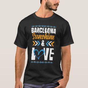 Barcelona Sunshine Liebe Party Urlaubsangebot T-Shirt