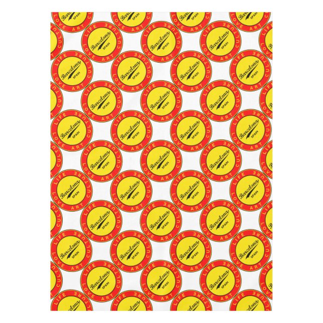 Barcelona Tischdecke (Vorderseite)