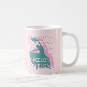 Barcelona Travel Art, Spanien, Travel Art Kaffeetasse