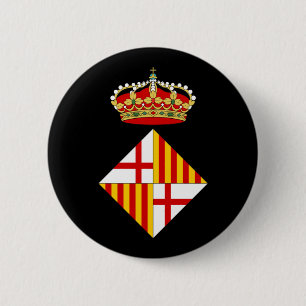 Barcelona-Wappen Button