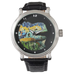 Barcelona Watch, Art, Gaudi, Lizard Armbanduhr