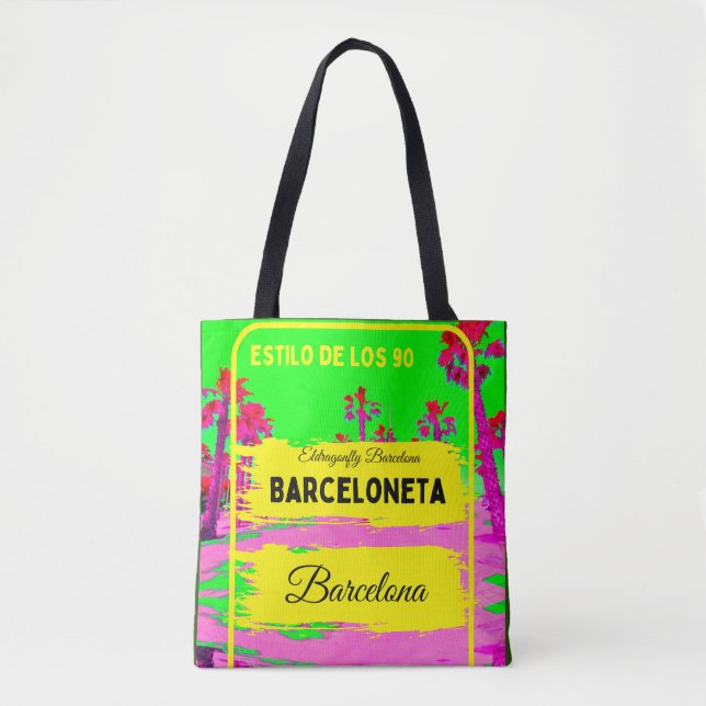 Barceloneta, Barcelona Stil Tasche Verde (Vorderseite)