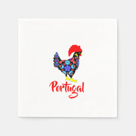 Barcelos Rooster Portugiesisches NationalEmblem Serviette