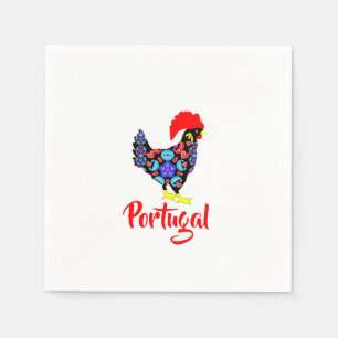 Barcelos Rooster Portugiesisches NationalEmblem Serviette
